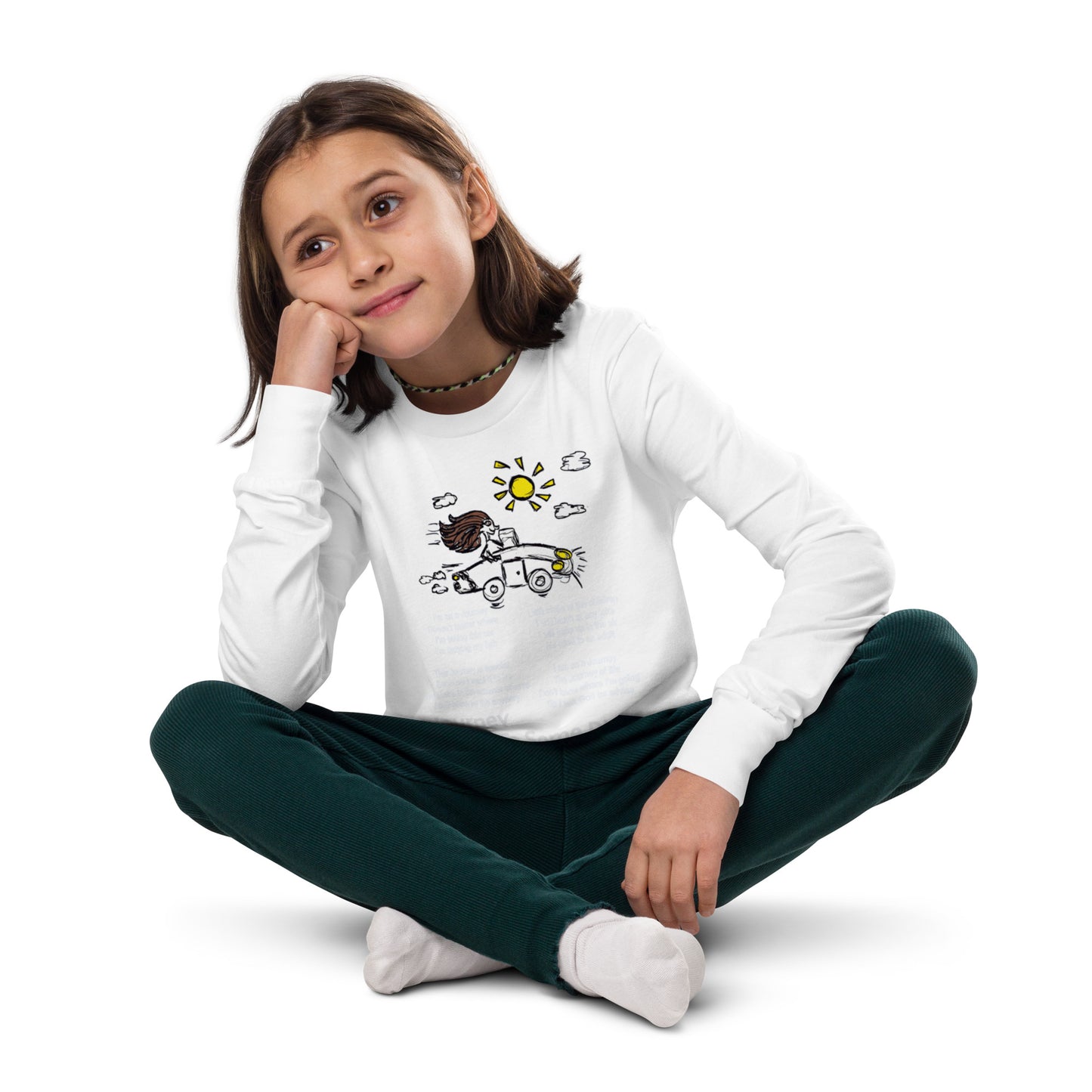 Journey To Some Place Youth long sleeve tee